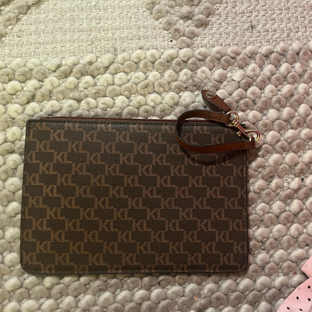 Karl Lagerfeld Wristlet Pouch